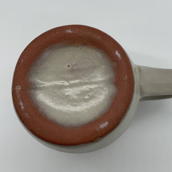 Tonala Mexican Pottery Red ware Coffee Mug San Luis Potosi Riaverde 16 Oz - Picture 5 of 9